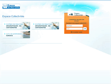 Tablet Screenshot of espacecollectivite.eauxdemarseille.fr